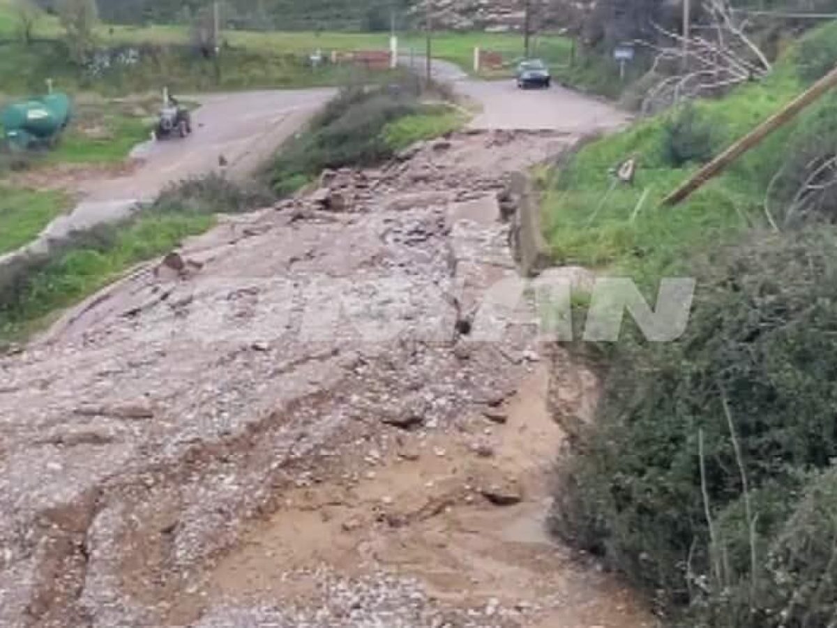 Βιβλικές καταστροφές απο την κακοκαιρία στο Μαζαράκι του Δήμου Πηνείας στην Ηλεία (βίντεο)