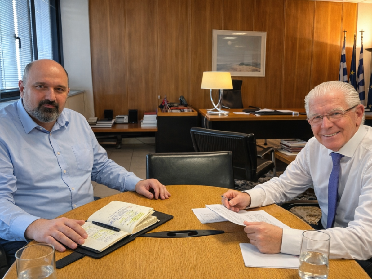 Βόλος: Την εκκαθάριση των ενισχύσεων από τον ΕΛΓΑ συζήτησαν Τριαντόπουλος- Λυκουρέντζος