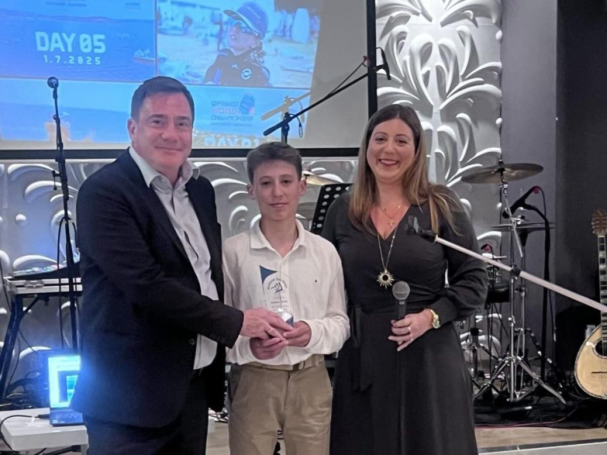 Βόνιτσα: Βραβεύτηκε ο Παγκόσμιος Πρωταθλητής Ιστιοπλοΐας Νικόλας Παππάς στην κοπή πίτας του Ναυταθλητικού Ομίλου