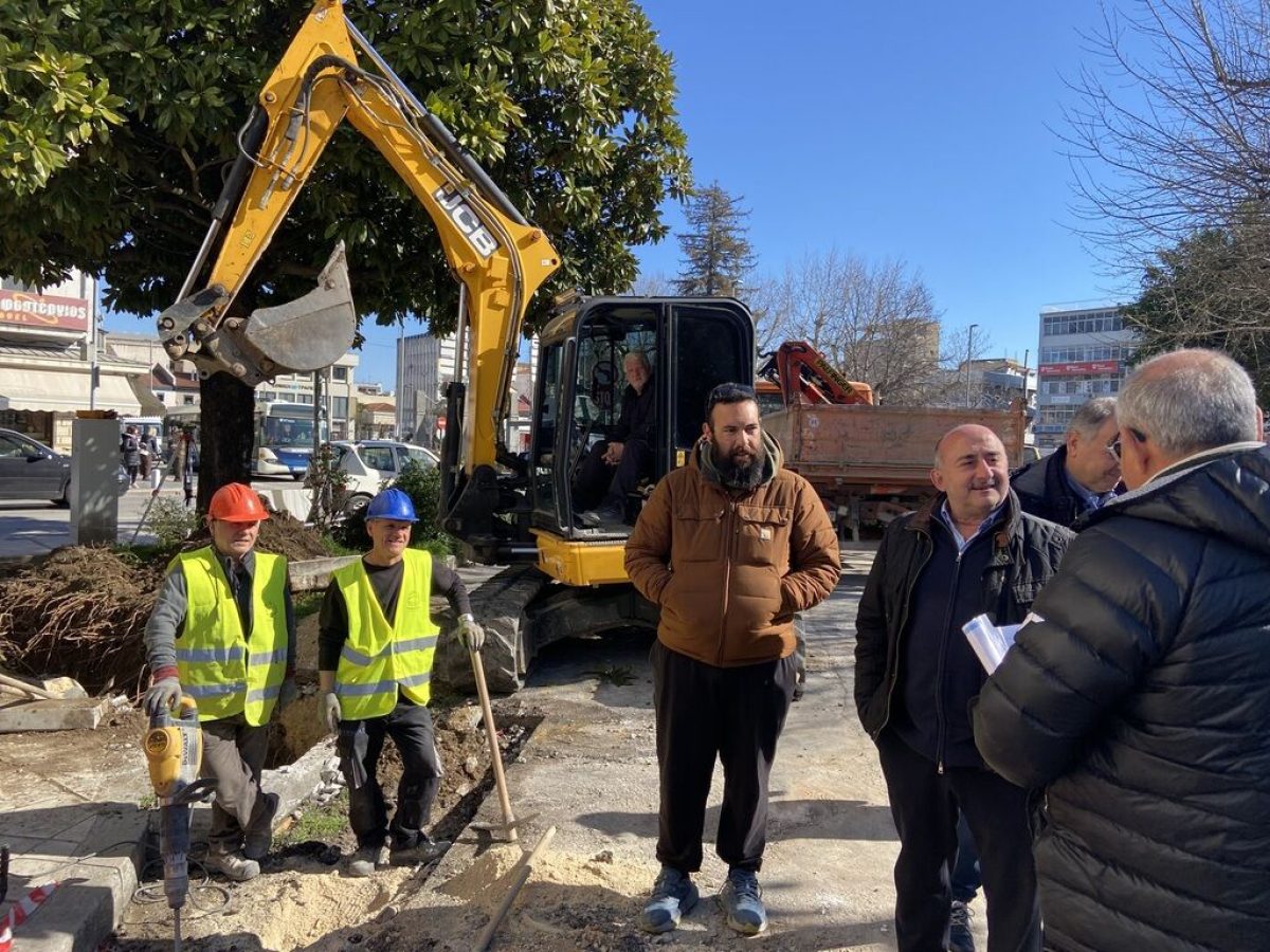Αντιπλημμυρικά έργα της ΔΕΥΑΤ για τα όμβρια ύδατα σε Αμαλίας και Στρατηγού Σαράφη