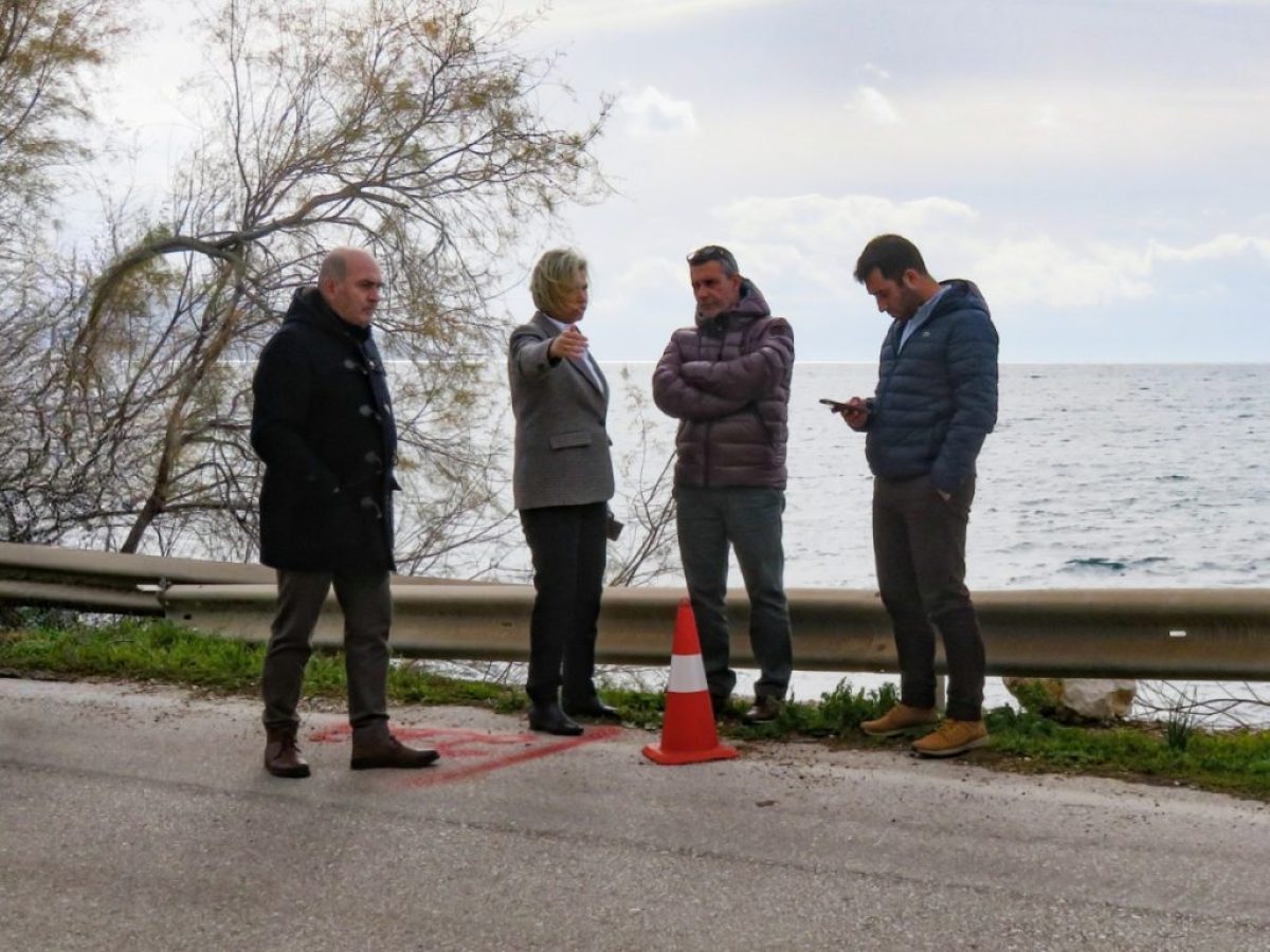 Αποκατάσταση του παραλιακού πρανούς στο οδικό τμήμα Κάντιας – Ιρίων Αργολίδας