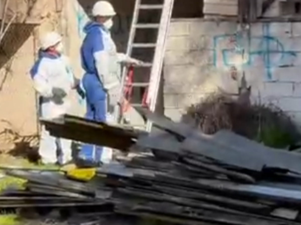 Απομακρύνθηκε αμίαντος από οικόπεδο στην Άνω Πεύκη