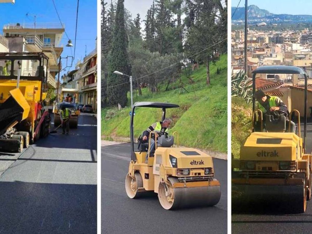 Ασφαλτοστρώθηκαν και άλλοι δρόμοι στο Άργος