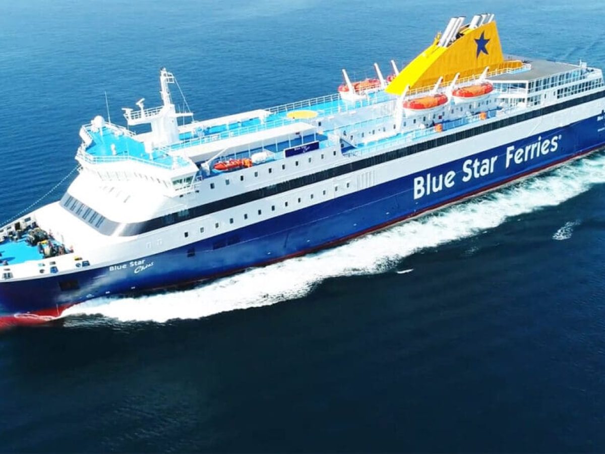 &Alpha;&nu;&tau;&iota;&kappa;&alpha;&tau;ά&sigma;&tau;&alpha;&sigma;&eta; &tau;&omicron;&upsilon; &Epsilon;/&Gamma;-&Omicron;/&Gamma; &ldquo;Blue Star Patmos&rdquo; &alpha;&pi;ό &tau;&omicron; &Epsilon;/&Gamma;-&Omicron;/&Gamma; &ldquo;Blue Star Chios&rdquo;