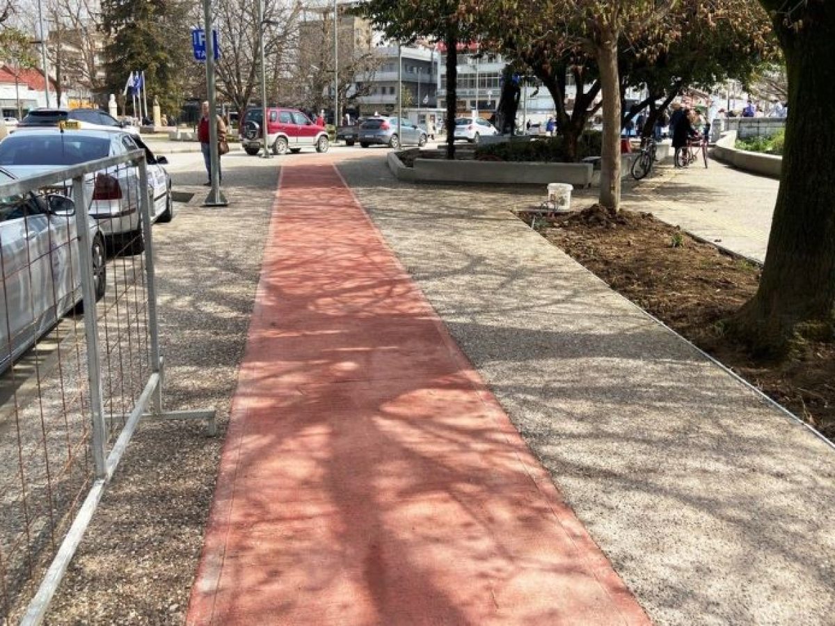 Oλοκληρώθηκε η επέκταση του ποδηλατοδρόμου της οδού Αμαλίας