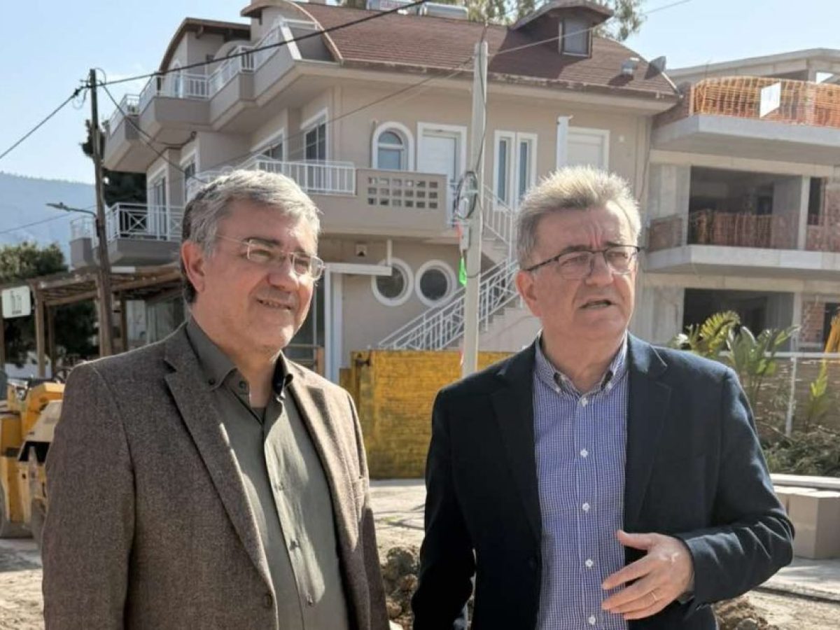 Αυτοψία Γραφάκου – Σταυρέλη στο μεγάλο αποχετευτικό  έργο του Σαρωνικού