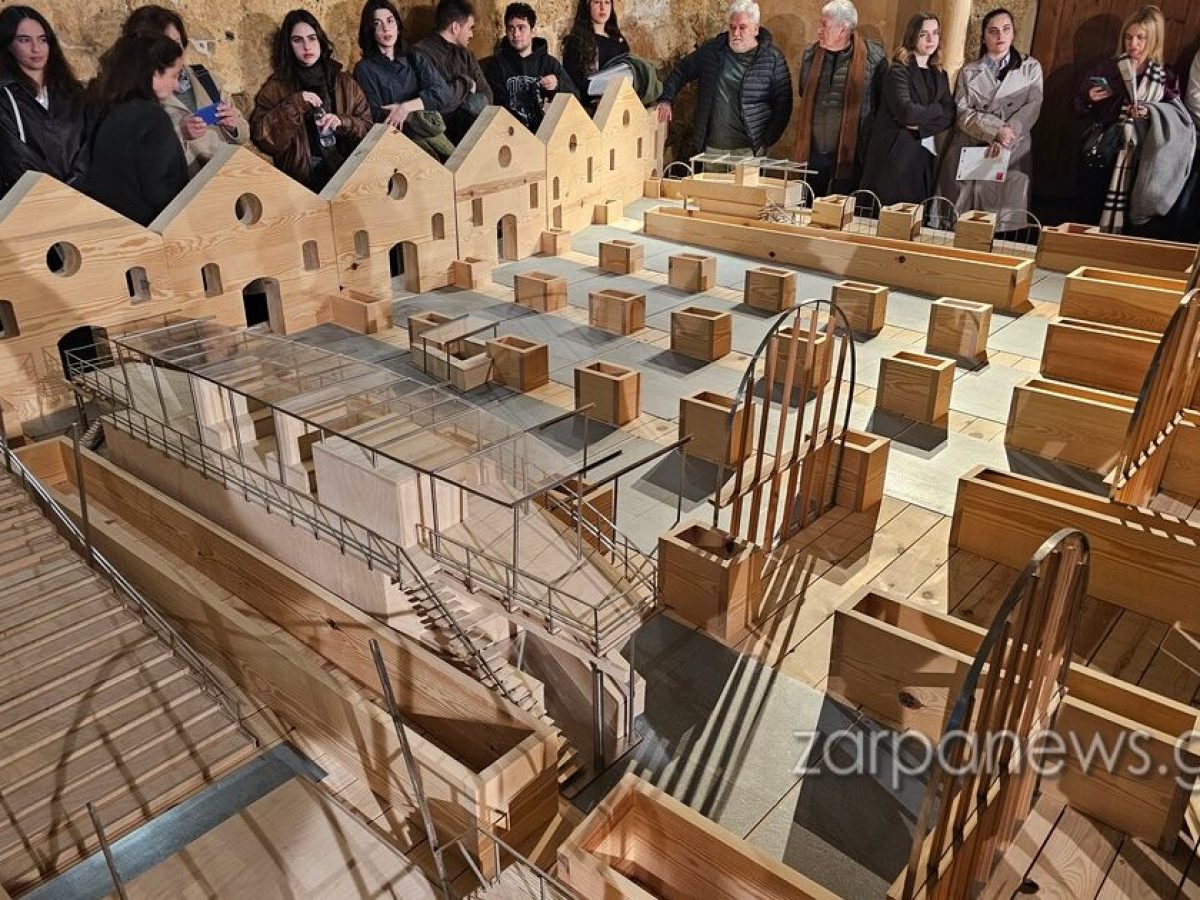 Χανιά | Νεώρια από το μέλλον – Εγκαινιάστηκε η έκθεση με τις μελέτες αποκατάστασης στην Πύλη Sabbionara | Video