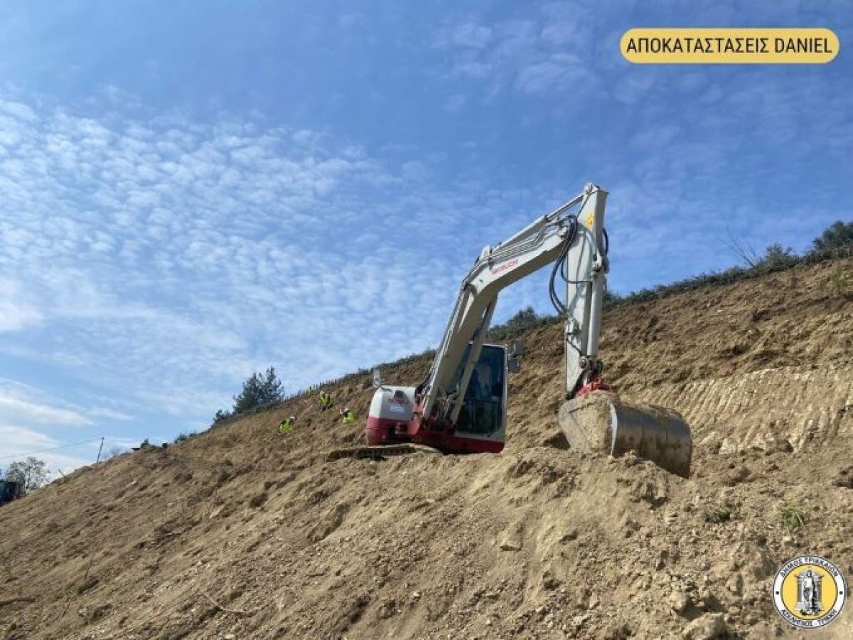 Δ. Τρικκαίων: Αποκατάσταση ζημιών από τον Daniel, παρεμβάσεις σε Λογγάκι και Κρηνίτσα