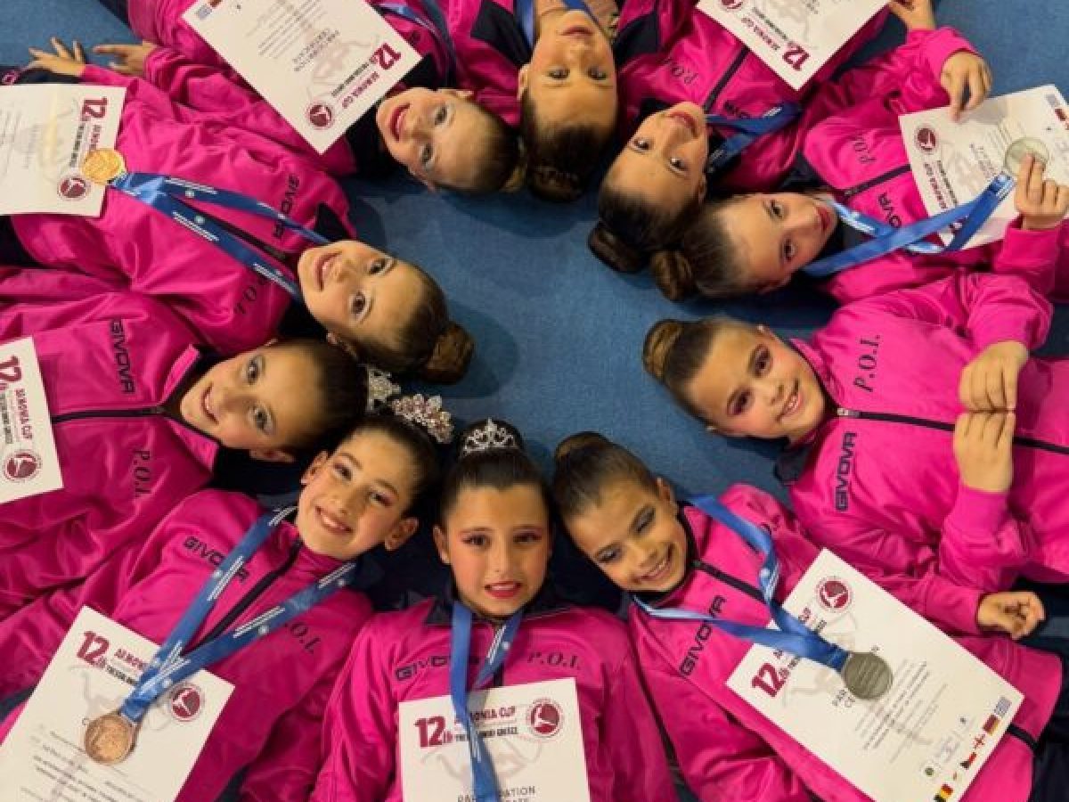 Δυναμική παρουσία και διακρίσεις της Ρυθμικής Ομάδας Ιεράπετρας στο 12ο Διεθνές Τουρνουά Armonia Cup