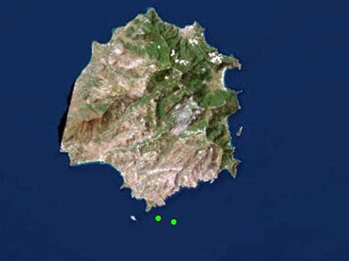 Δύο σεισμοί μέσα σε μισή ώρα νότια της Θάσου