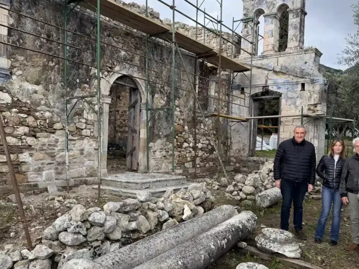 Διονύσιος Ακτύπης: Εξασφαλίστηκαν σημαντικοί πόροι για την αναστήλωση του Ιερού Ναού Αγίου Δημητρίου στο Μελινάδο Ζακύνθου
