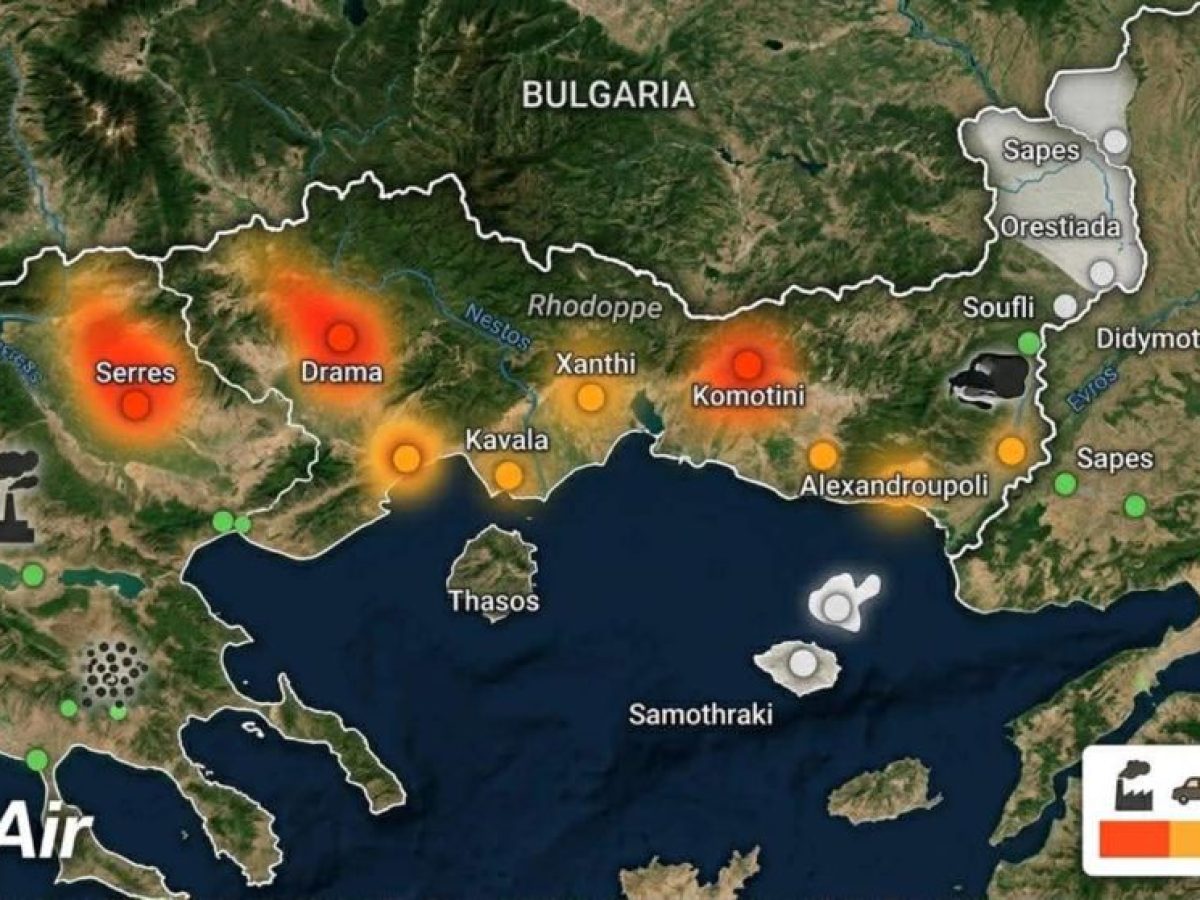 Ατμοσφαιρική ρύπανση στη Θράκη: «καμπανάκι» για Αλεξανδρούπολη, Κομοτηνή & Ξάνθη