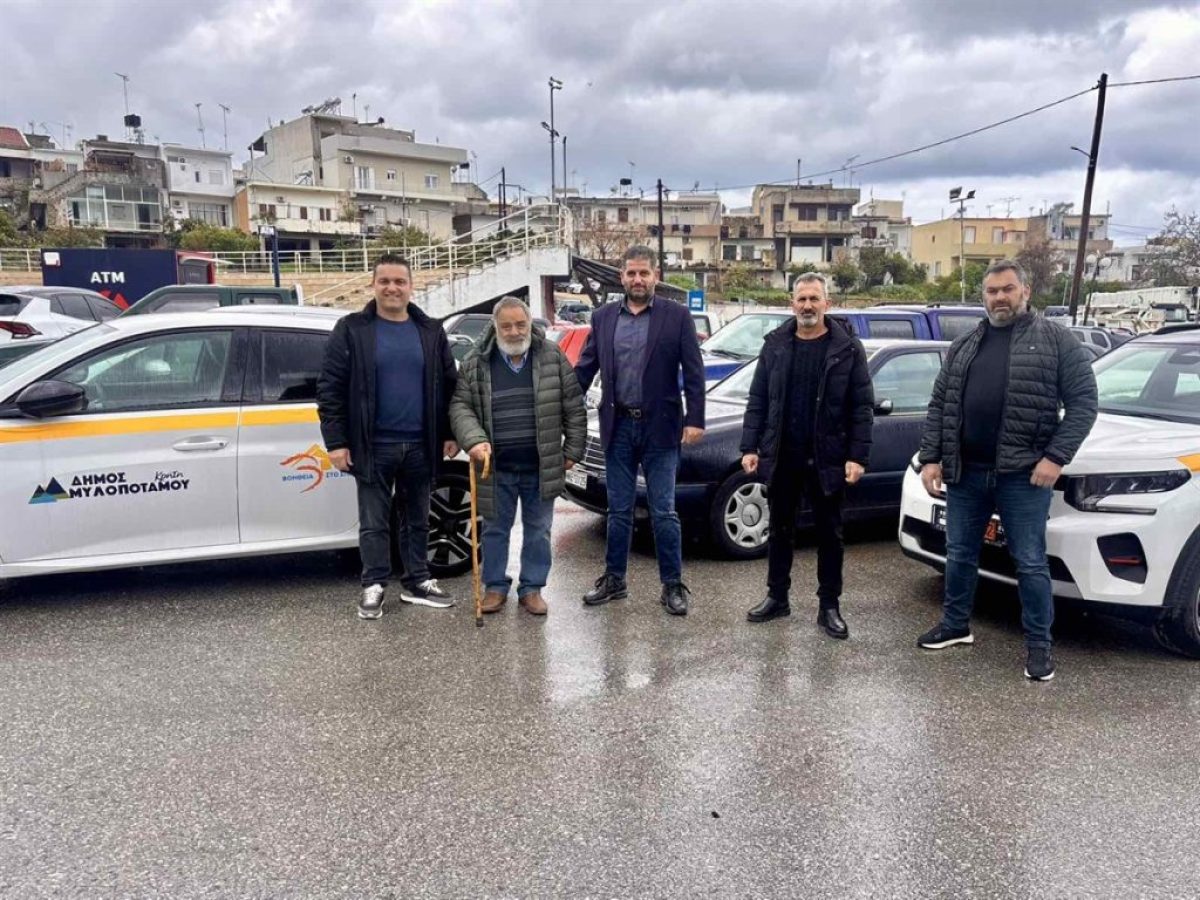 Δωρεά δύο νέων οχημάτων και ενός οικοπέδου στο Δήμο Μυλοποτάμου από τον Σ. Γεωρβασάκη