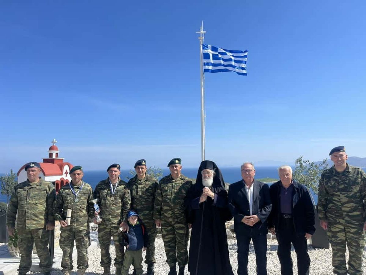 Εγκαίνια Ναϊδρίου του Αγίου Νικάνδρου στο Ε.Φ. Χαλί – Βράβευση του ΤΕΘ Καλύμνου που πρώτευσε στο διαγωνισμό “Μαχητής Εθνοφύλακας” της ΑΣΔΑΑΜ.