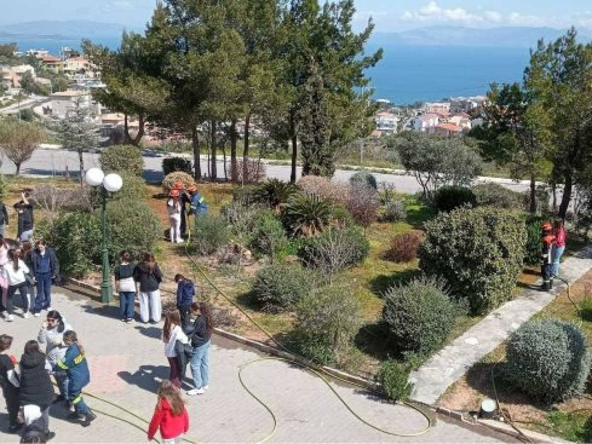Εκπαιδευτική δράση για τους μαθητές της Β’ τάξης του 2ου Γυμνασίου Νέας Μάκρης από το Πυροσβεστικό Σώμα Εθελοντών Προβαλίνθου