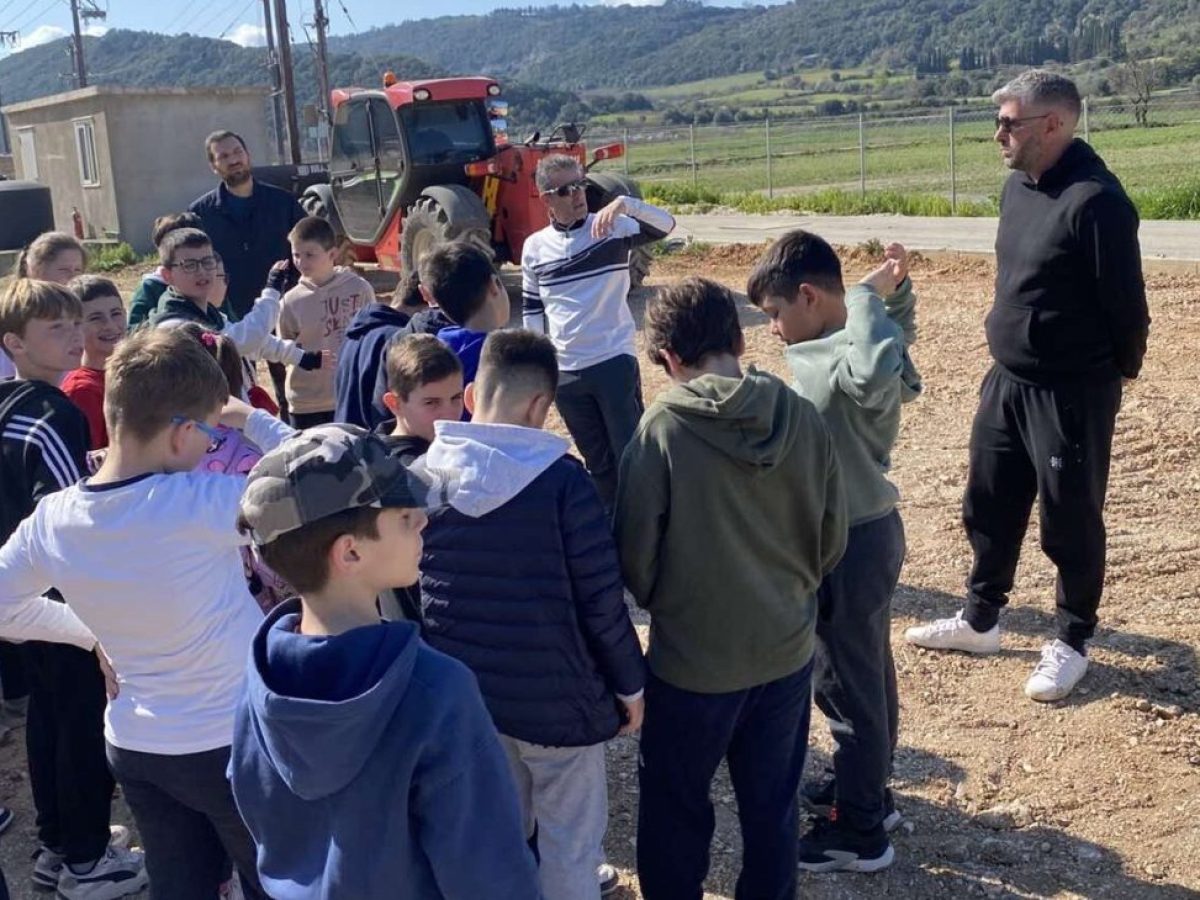 Εκπαιδευτική επίσκεψη του 4ου Δημοτικού Σχολείου Αγρινίου στο Βιολογικό Αγρόκτημα Κατούνας