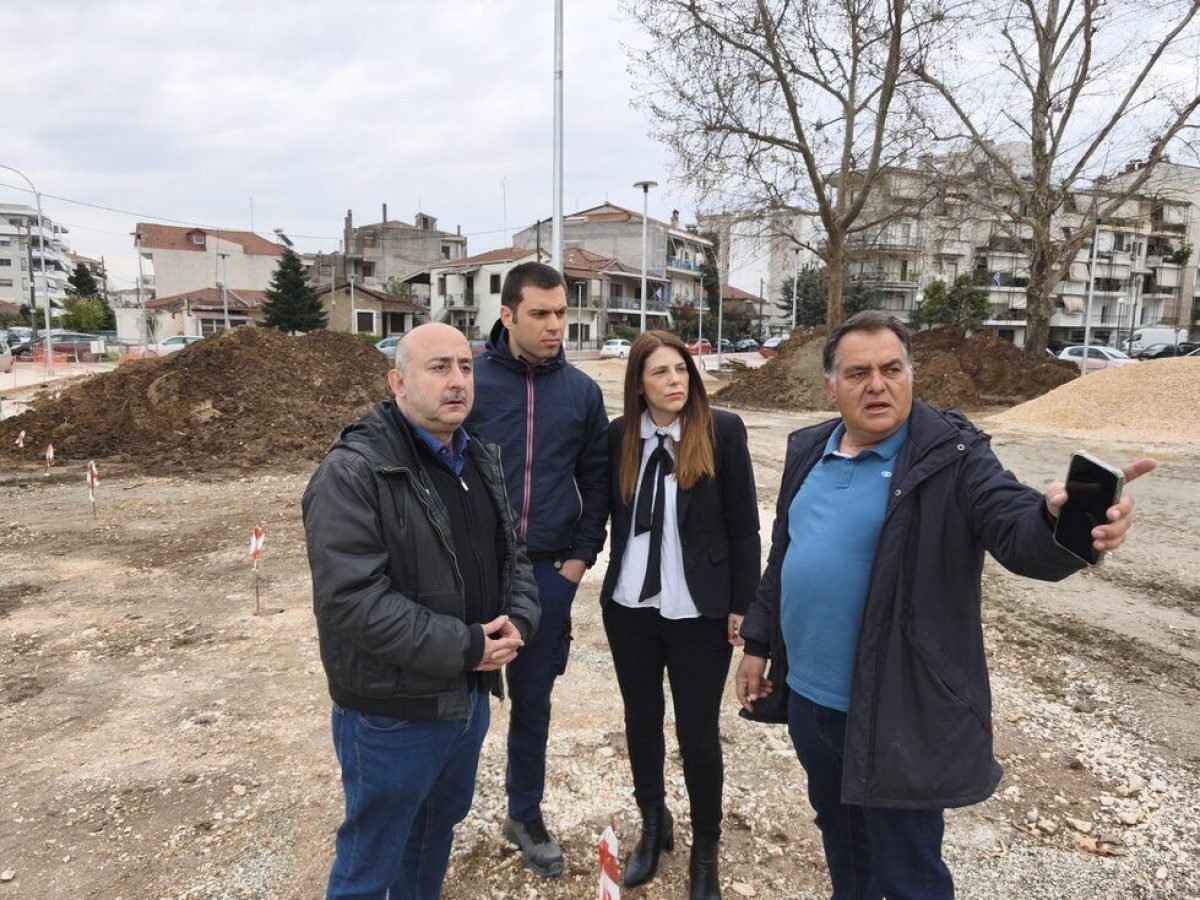 Ενημέρωση Σακκά για τη μεγάλη πρόοδο εργασιών στο νέο πάρκο των Τρικάλων – δωρεά της «Ελληνικά Γαλακτοκομεία ΑΕ»