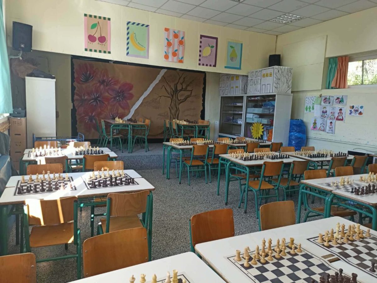 Επαιξαν σκάκι και στο Δημοτικό Σχολείο Αλεπούς