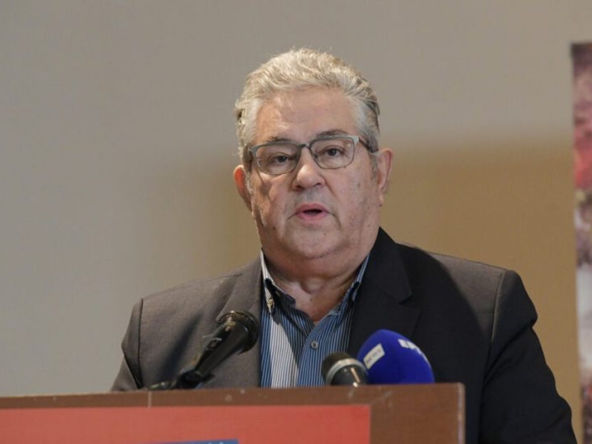 Επιμένει ο Κουτσούμπας για τα drones και τη Σούδα