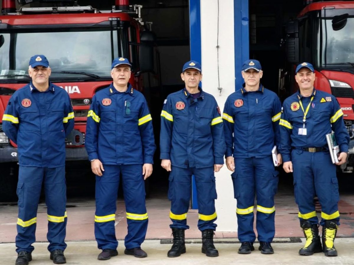 Επίσκεψη Επιθεωρητή Βορείου Ελλάδος της Πυροσβεστικής στην Κέρκυρα