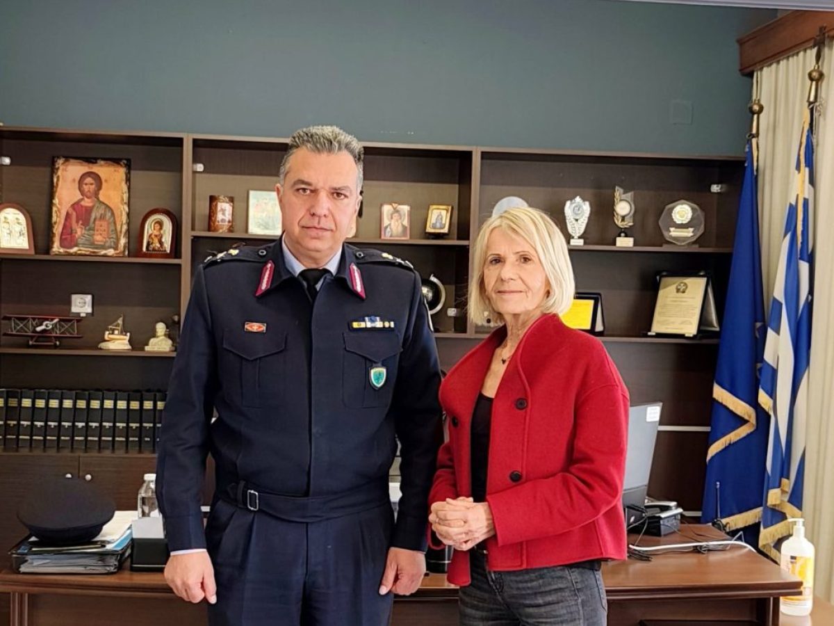 Επίσκεψη Πούλου στη Διεύθυνση Αστυνομίας Βοιωτίας