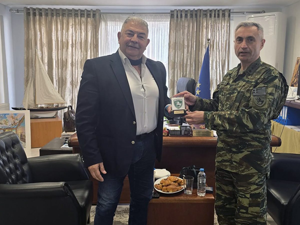 Επίσκεψη του Διοικητή της 20ης Τεθωρακισμένης Μεραρχίας στον Δήμαρχο Νέστου