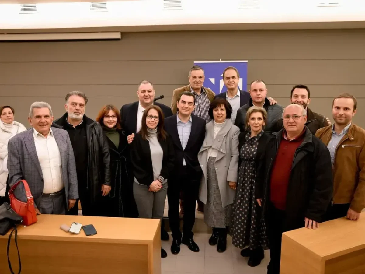 Επίσκεψη του Γραμματέα της Πολιτικής Επιτροπής της Νέας Δημοκρατίας Κώστα Σκρέκα στην Καστοριά