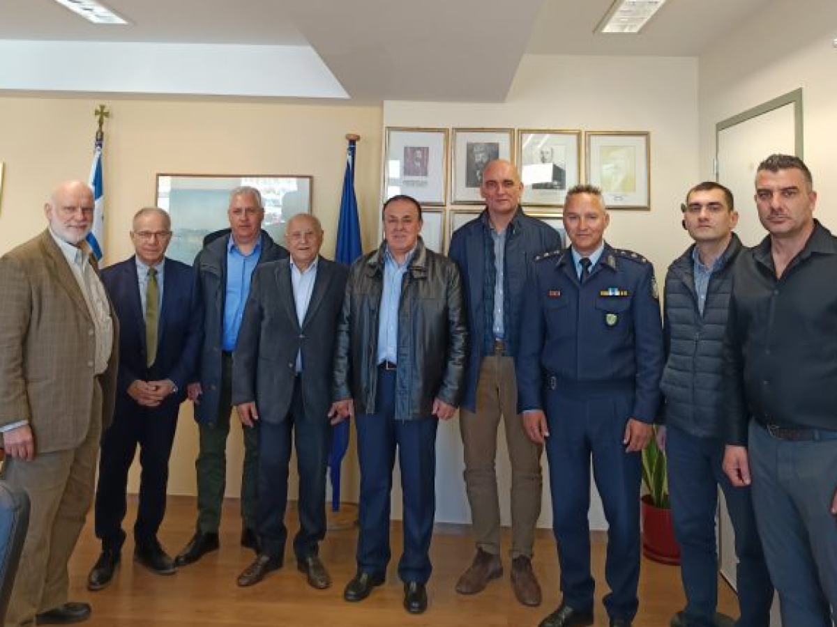 Εθιμοτυπική επίσκεψη του Γενικού Περιφερειακού Αστυνομικού Διευθυντή  Ιονίων Νήσων στον Δήμαρχο Λευκάδας