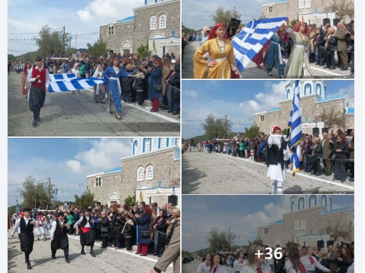 Εθνική υπερηφάνεια και παλμός στη μαθητική παρέλαση στην Ευαγγελίστρια στο Ασφενδιού Κω