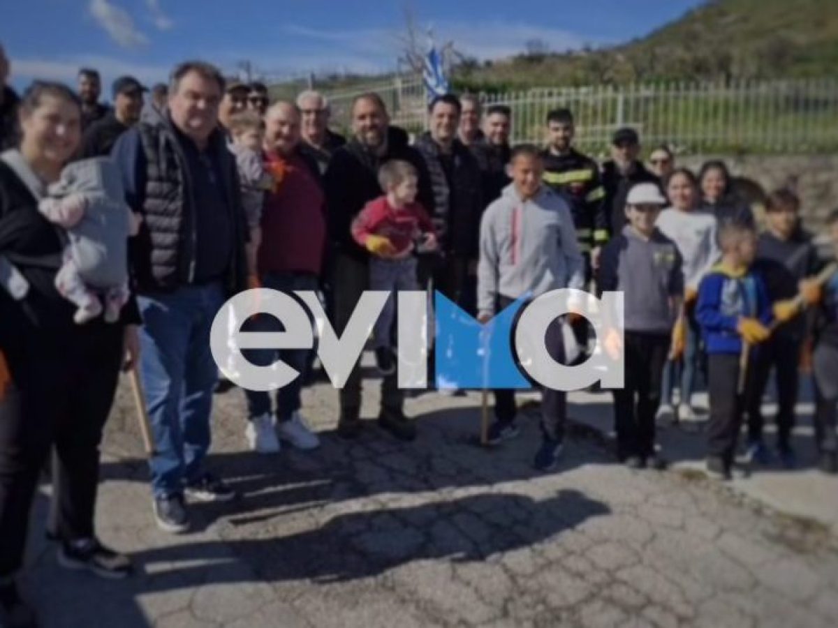 Εύβοια: Δήμαρχος και αντιδήμαρχοι φύτεψαν δέντρα στις Πετριές