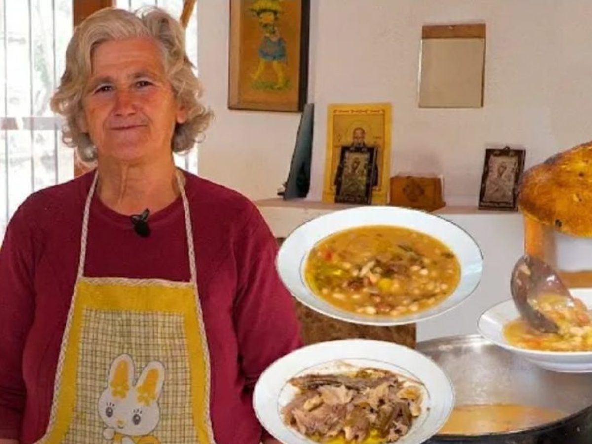 Φραγκίστα Ευρυτανίας: Παραδοσιακή φασολάδα με μπομπότα στο τζάκι της κυρά-Αλεξάνδρας