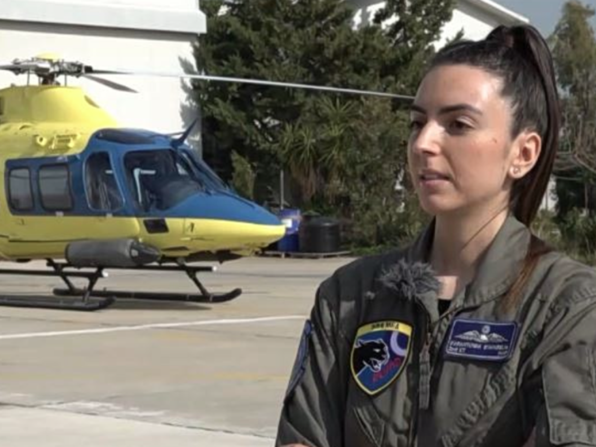 Γυναίκα πιλότος της Πολεμικής Αεροπορίας: Η ιδέα να υπηρετεί κάποιος την πατρίδα, είναι μεγάλο ιδανικό