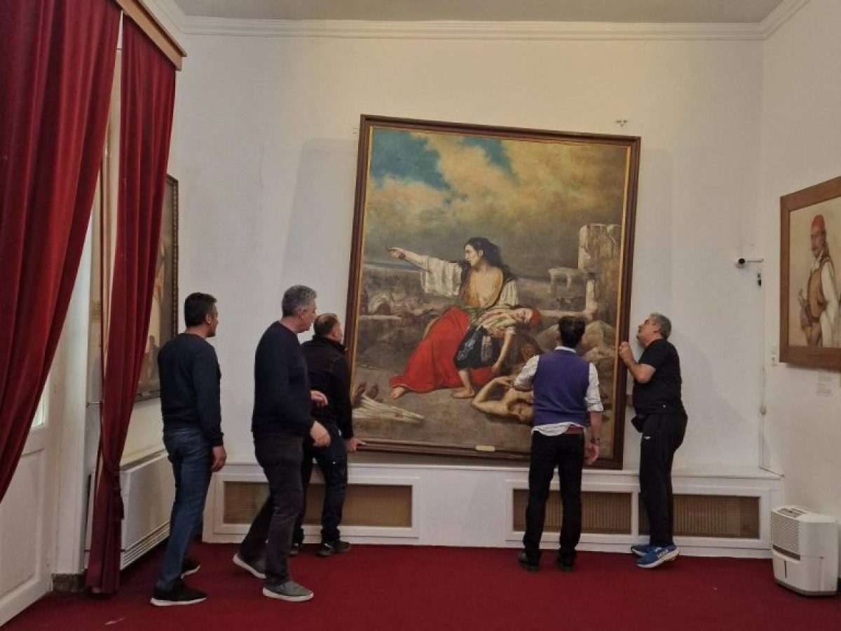 «Η Αυτοθυσία της Μάνας» του Ντε Λασάνκ ξανά στο Μεσολόγγι μετά τη συντήρηση