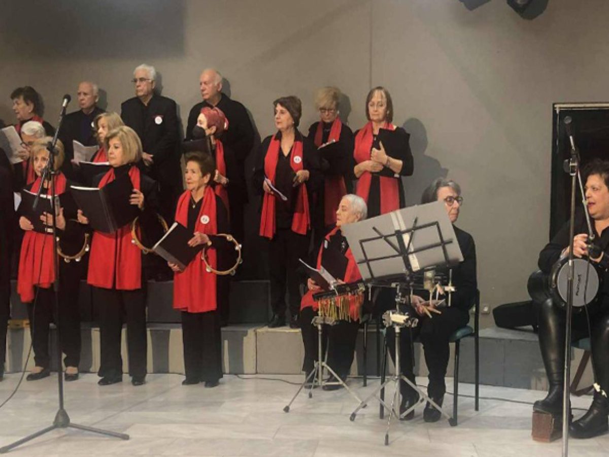 Η χορωδία των ΚΑΠΗ Ραφήνας Πικερμίου, στο Χορωδιακό Φεστιβάλ ΚΑΠΗ στα Βριλήσσια