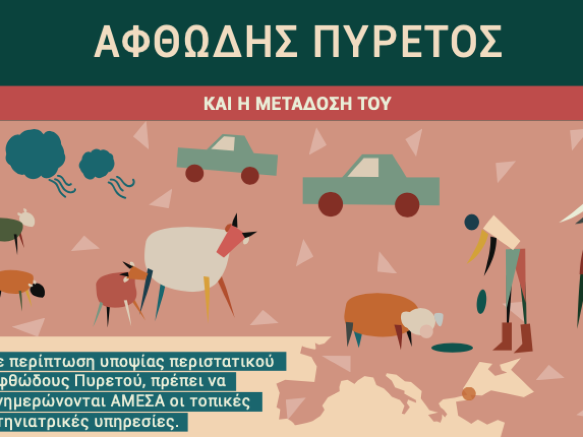 Η Διεύθυνση Κτηνιατρικής της Περιφέρειας Δυτικής Μακεδονίας  ενημερώνει για τον Αφθώδη πυρετό