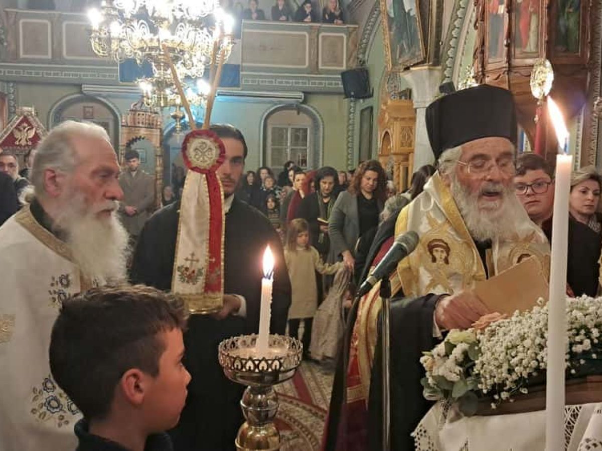 Η Δ΄ Στάση των Χαιρετισμών της Υπεραγίας Θεοτόκου στον Ιερό Ναό Τιμίου Προδρόμου Χώρας Καλύμνου.(video)