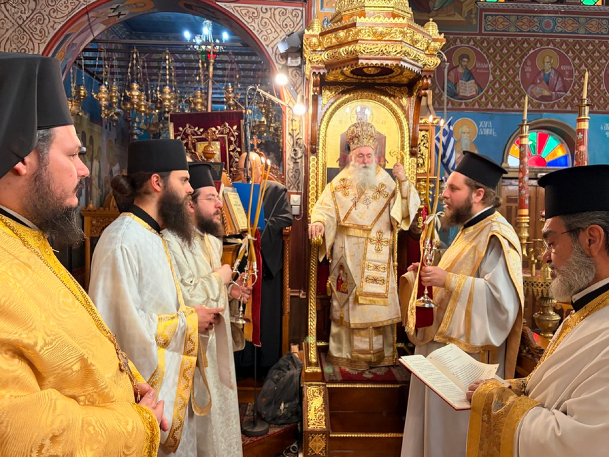 Η Ε’ Κυριακή των Νηστειών στον ιερό ναό Παναγίας Γιάτρισσας Λουτρακίου  (video)