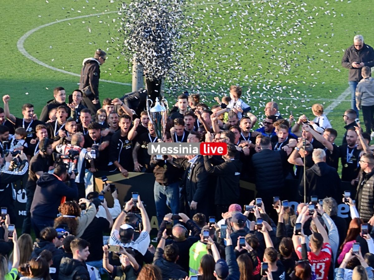 Η κούπα του Πρωταθλητή στον ουρανό της Καλαμάτας: Ντελίριο ενθουσιασμού στο κατάμεστο γήπεδο της Παραλίας!