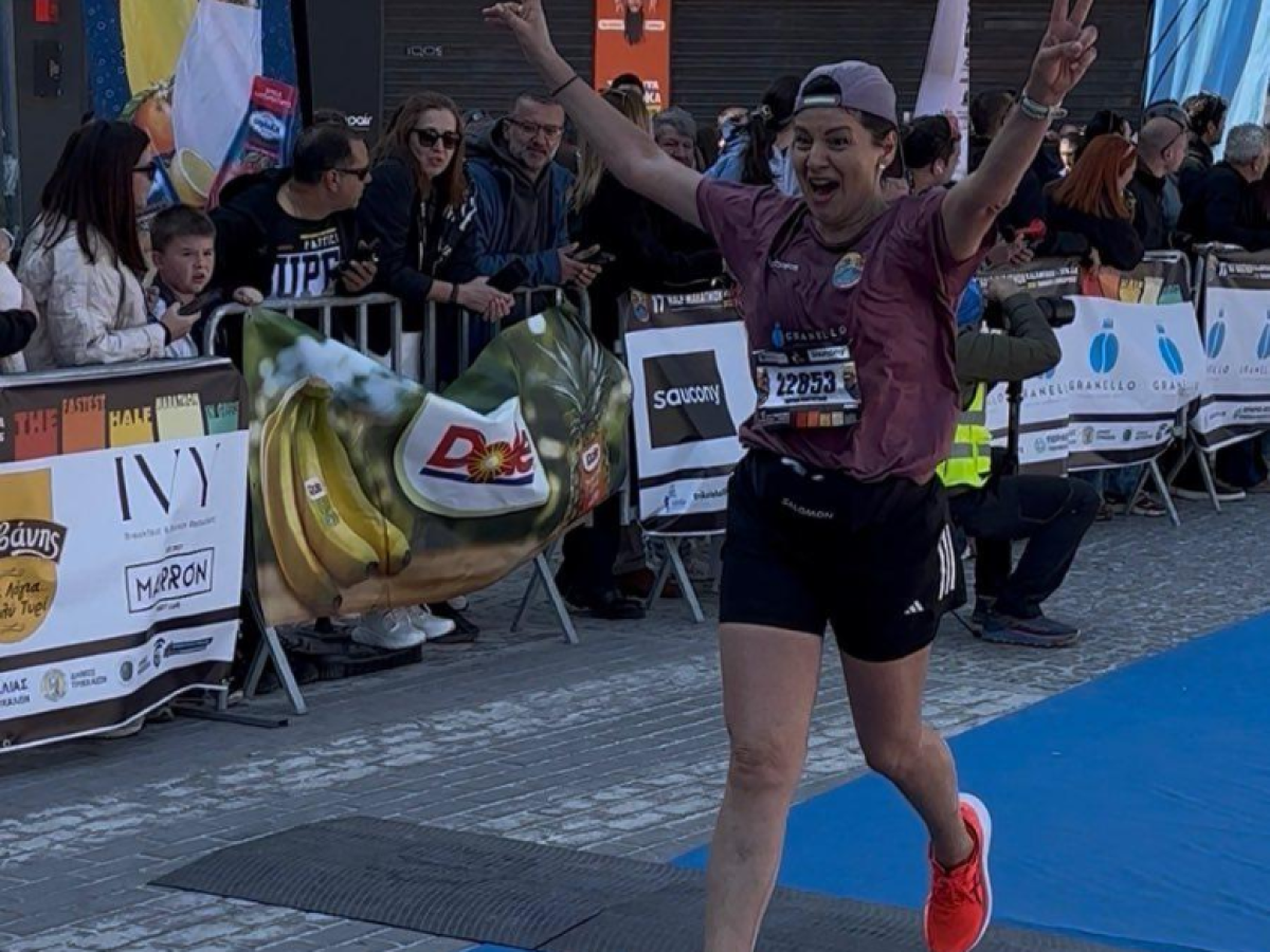 Η Μαρίνα Κοντοτόλη στον 17ο Ημιμαραθώνιο Καλαμπάκας Τρικάλων