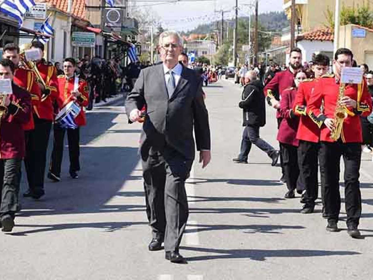 Ιασμός Ροδόπης : Η Φιλαρμονική του Δήμου υπό τη διεύθυνση του Κώστα Κερεζίδη στην επέτειο της 25ης Μαρτίου