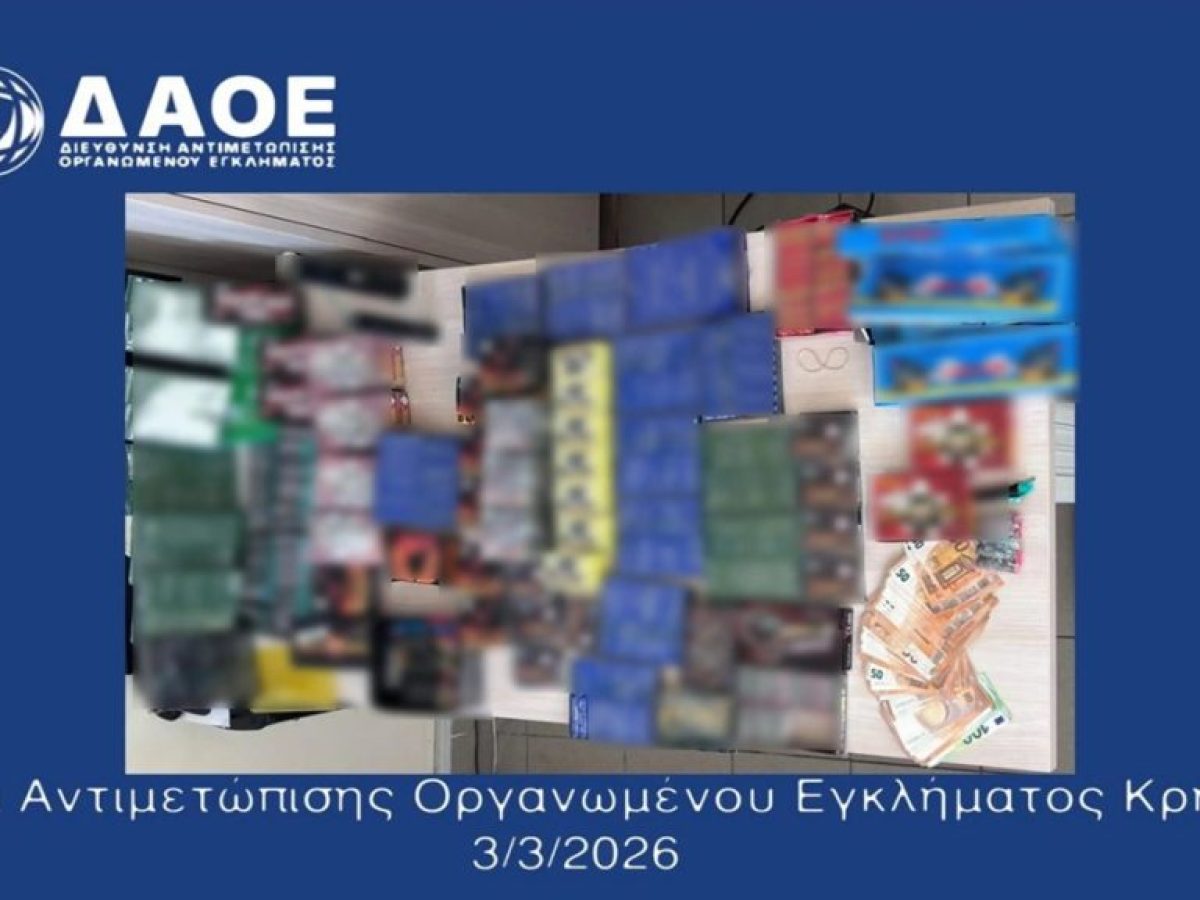 Ηράκλειο: Αστυνομική επιχείρηση του Τμήματος Οργανωμένου Εγκλήματος για τον ΟΠΕΚΕΠΕ – Δύο συλλήψεις για κροτίδες και όπλο