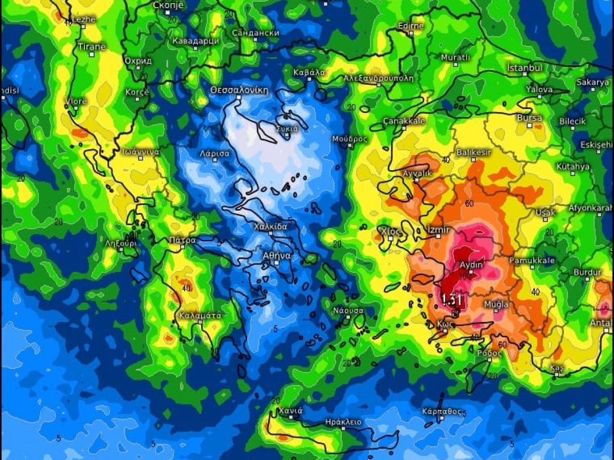 Κακοκαιρία: Αυξημένος κίνδυνος για 5 περιοχές λόγω των καταιγίδων – Ανάμεσα τους τα Δωδεκάνησα