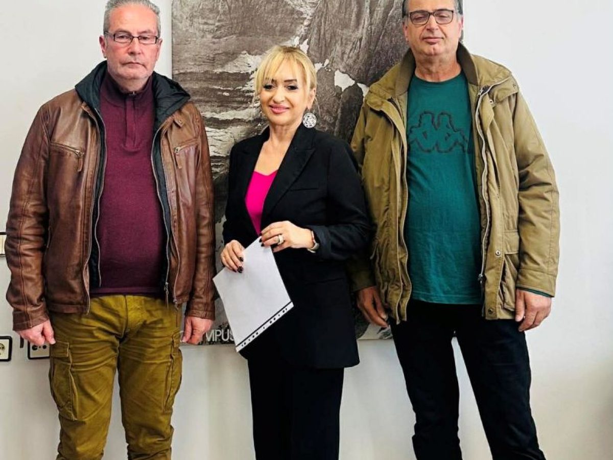 Κατάθεση ψηφίσματος διαμαρτυρίας του Σωματείου Ταξί στην Αντιπεριφερειάρχη Πιερίας