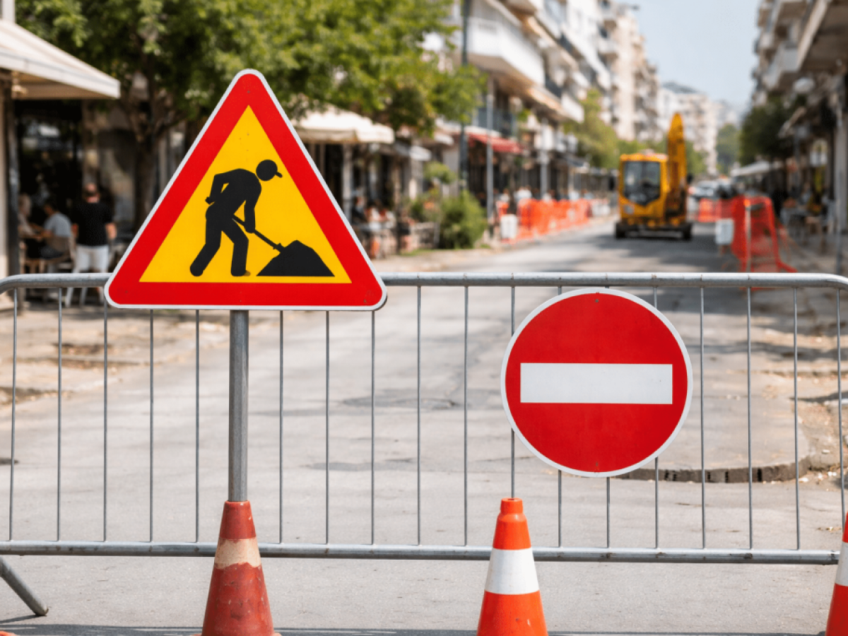 Κλείνει δρόμος στα Τρίκαλα: Πού και πότε η διακοπή