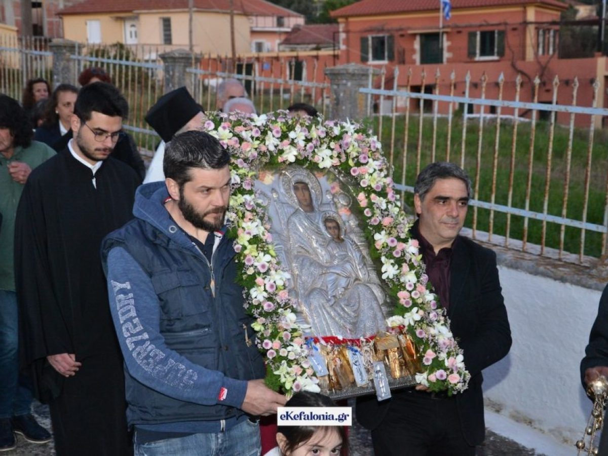 Κορυφώθηκαν οι εορταστικές εκδηλώσεις στην Κεφαλονιά με την λαμπρή Λιτάνευση της Ευαγγελίστριας στα Φαρακλάτα