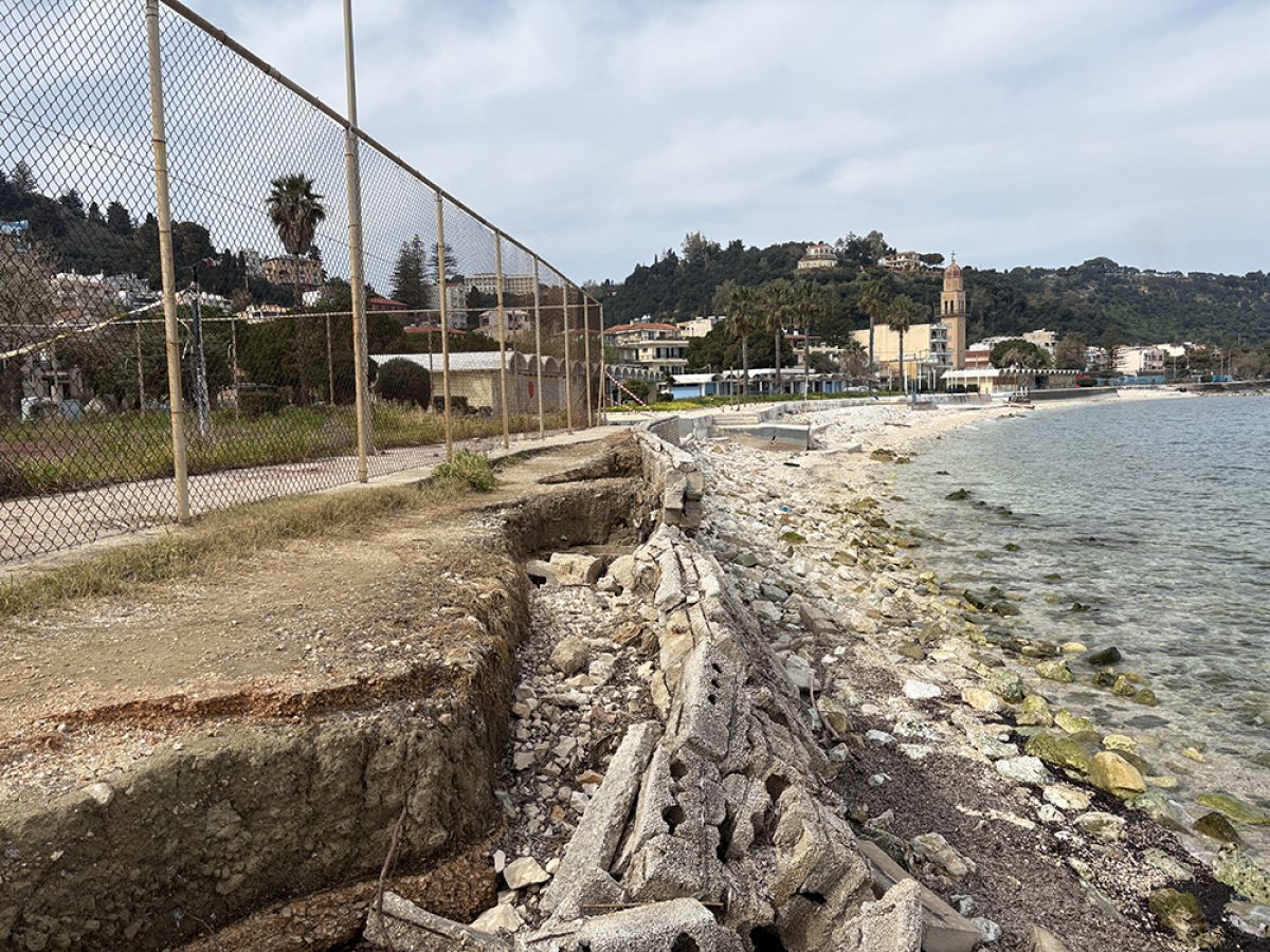 Με δαπάνες του Λιμενικού Ταμείου η αποκατάσταση των ζημιών στην παραλία του ΕΟΤ