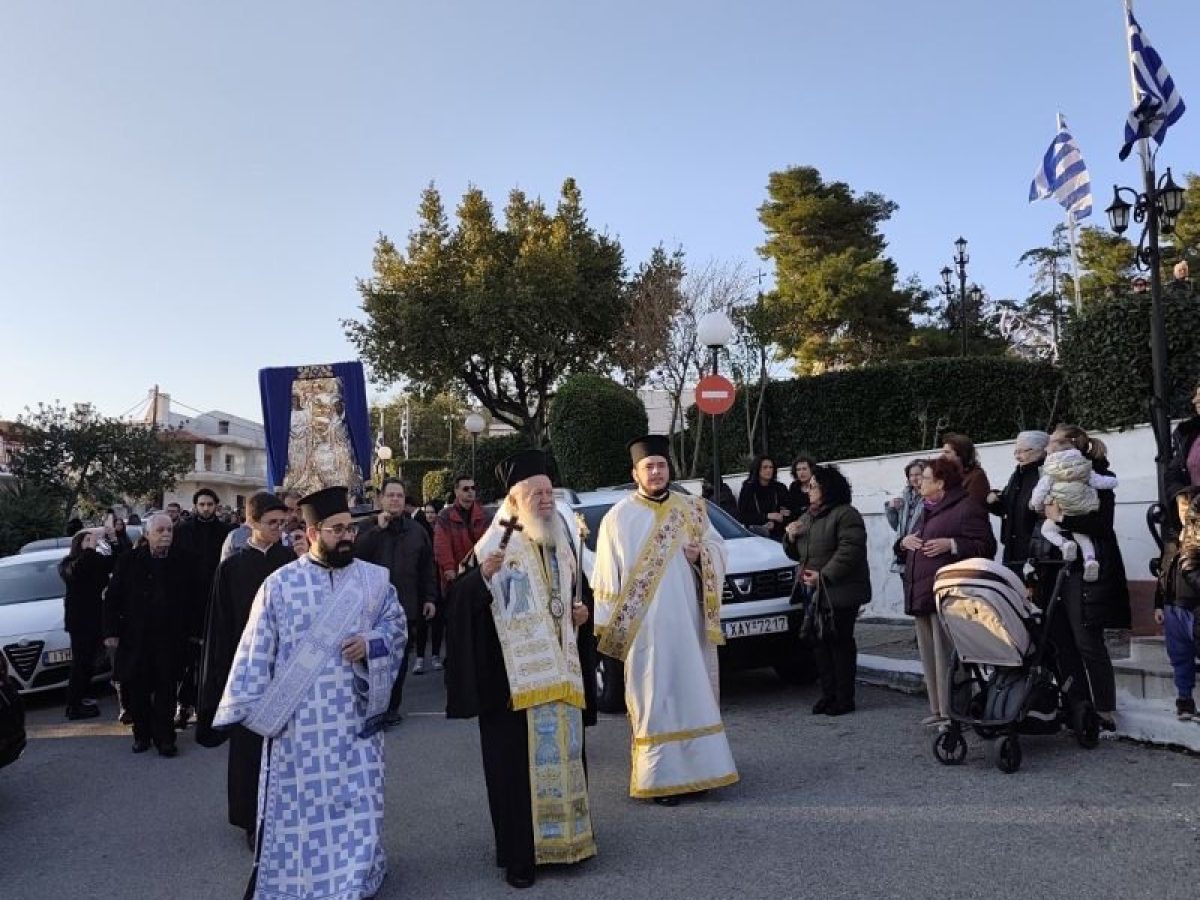 Με κατάνυξη ο εορτασμός του Ευαγγελισμού της Θεοτόκου στη Χαλκίδα!