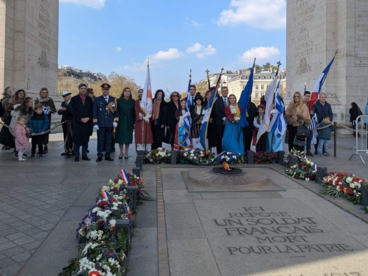 Με λαμπρότητα γιορτάστηκε η Εθνική Επέτειος της 25ης Μαρτίου στο Παρίσι