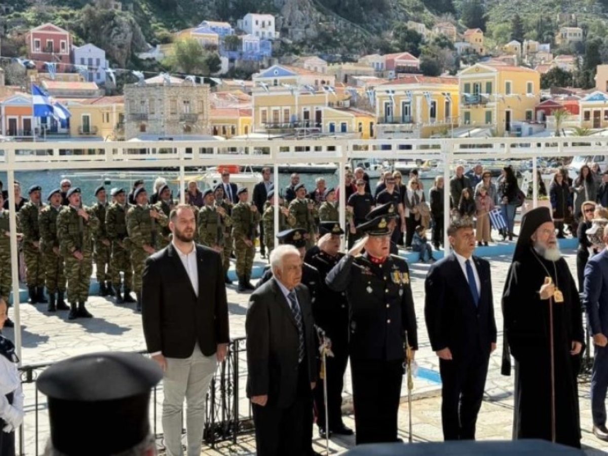 Με λαμπρότητα γιορτάστηκε στη Σύμη η 78η επέτειος της Ενσωμάτωσης της Δωδεκανήσου