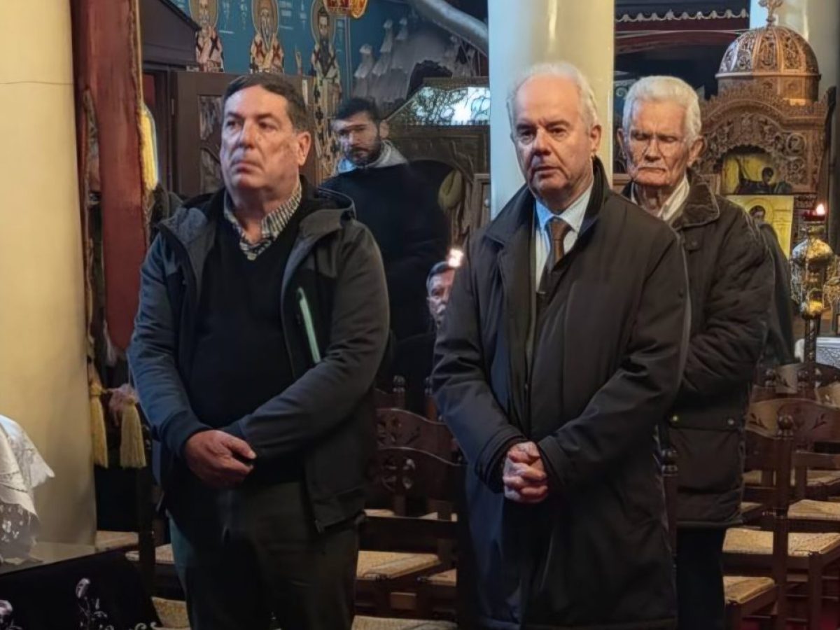 Με λαμπρότητα τιμήθηκε στη Ραψάνη η μνήμη του Νεομάρτυρα Αγίου Γεωργίου και τα θύματα της Επανάστασης του Ολύμπου του 1878